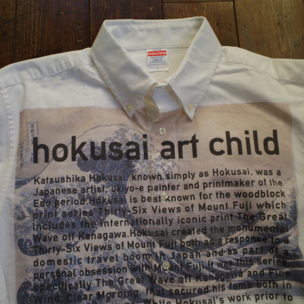 市販のシャツにインクジェットプリント