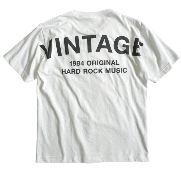 ④ 袖から袖へプリント