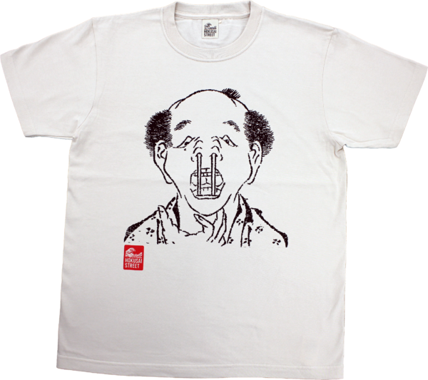 北斎漫画Ｔシャツ　百面相-弐